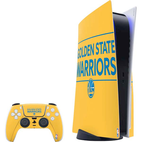 NBA Golden State Warriors Standard - Yellow PS5 Bundle Skin